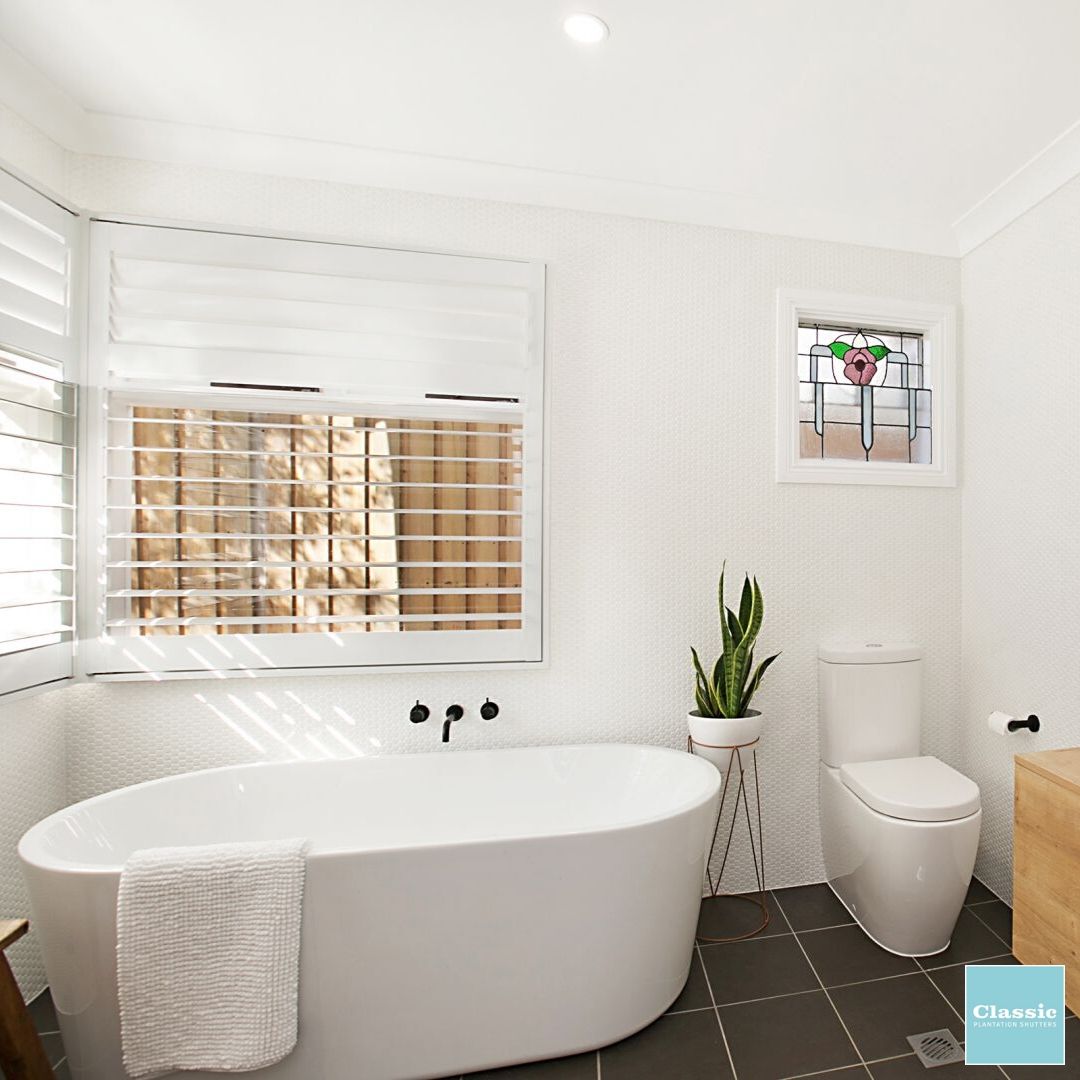 Plantation Shutters are great in wet areas